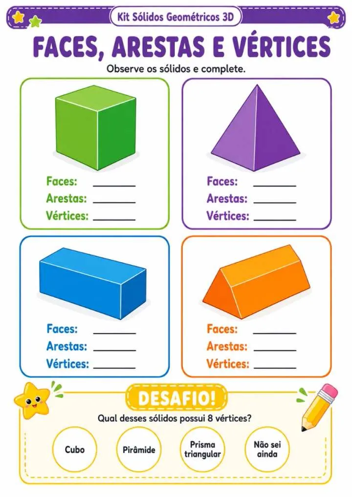 Exemplo de Atividade de Geometria 1