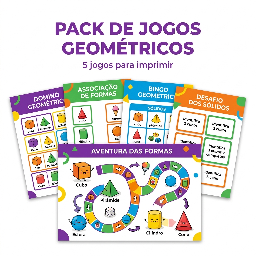 Pack de Jogos Geométricos